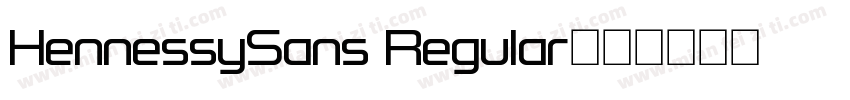 HennessySans Regular字体转换